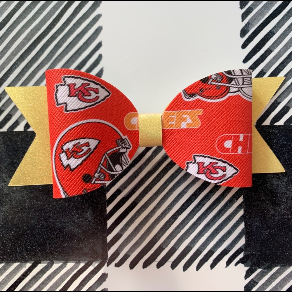 Handmade KC Chiefs Bow